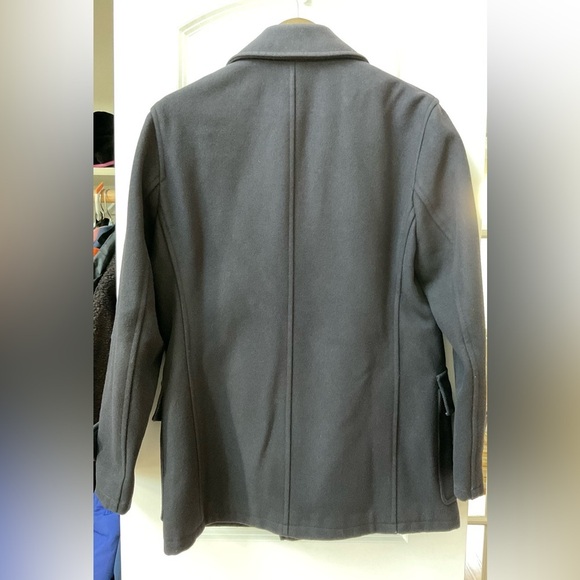 Hardy Amies Men’s Wool Peacoat - Picture 3 of 6